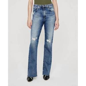NEW AG JEANS alexxis bootcut denim jean in 17 years lagoon destructed